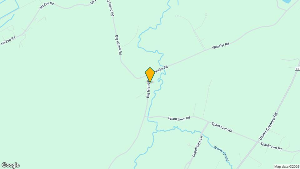 198 Big Island Rd Map and Location Details