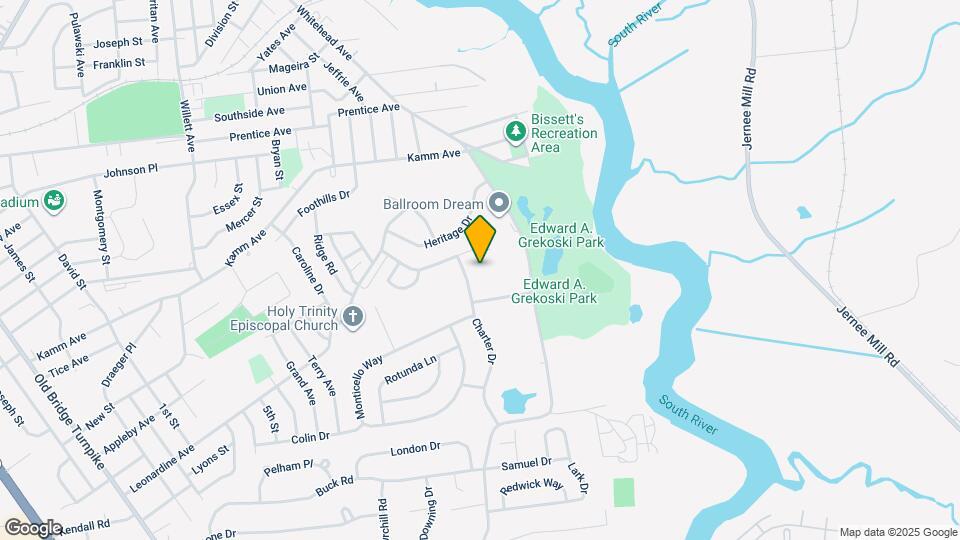 South River Landing Mapa y Detalles de la Ubicación