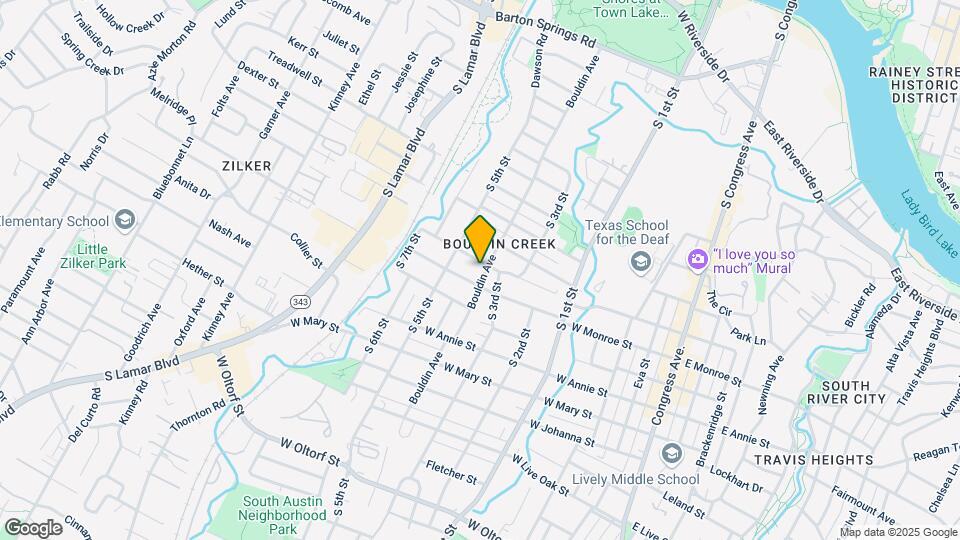 1502 Bouldin Ave Map and Location Details