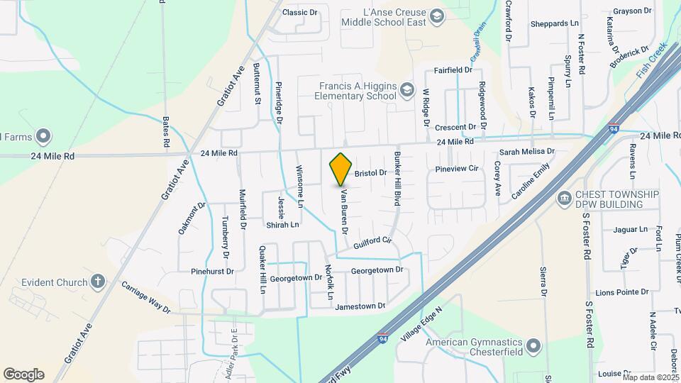 52705 Van Buren Dr Mapa y Detalles de la Ubicación