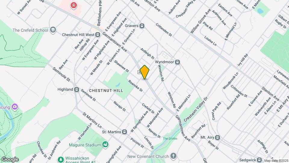 8026 Germantown Ave, Unit 2nd Map and Location Details