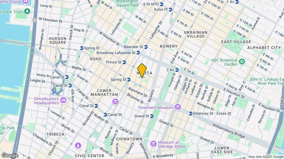 223 Mott St Map and Location Details