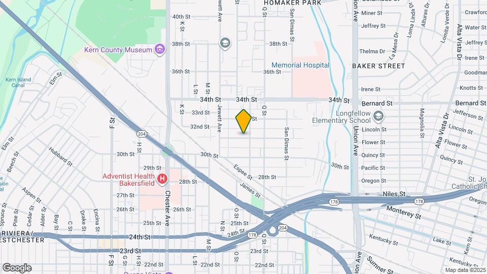 912 31st St Map and Location Details