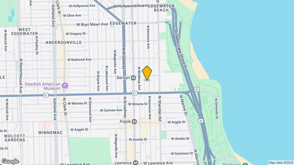 5236 N Kenmore Ave Map and Location Details