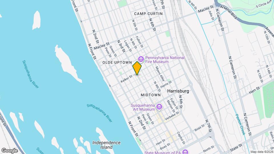 1728 N 3rd St Map and Location Details