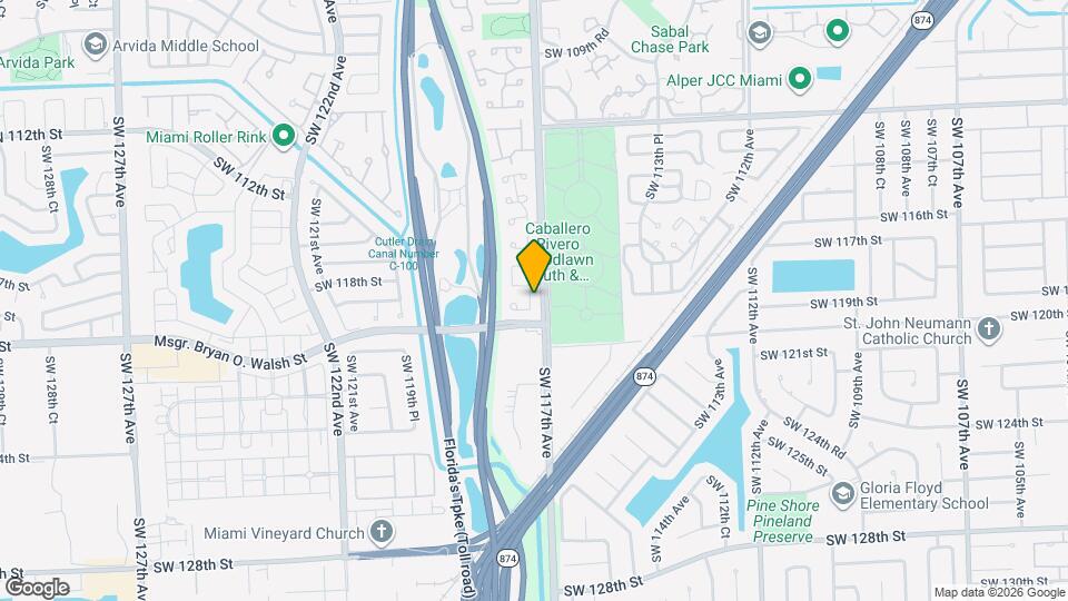 11921 SW 117th Ct Map and Location Details