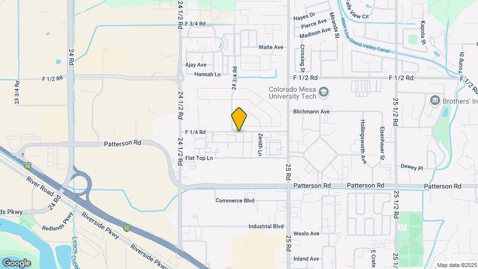 623 Canyon Vista Way Map and Location Details