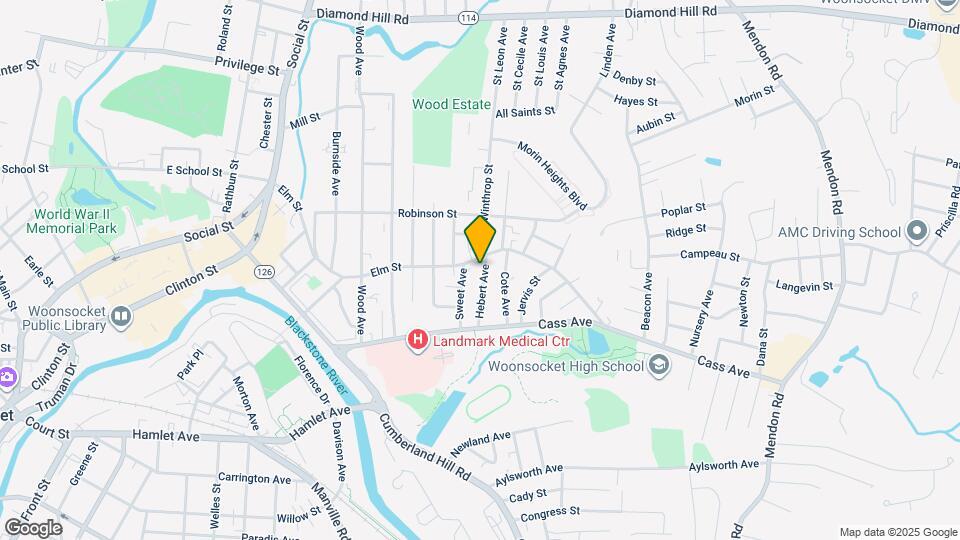 138 Hebert Ave Map and Location Details