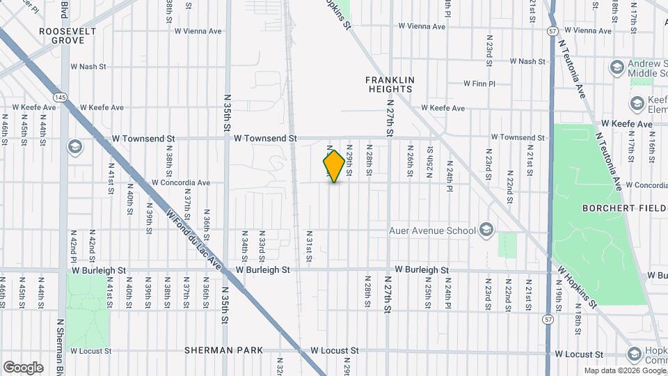 3282-3284-3284 N 30th St Map and Location Details