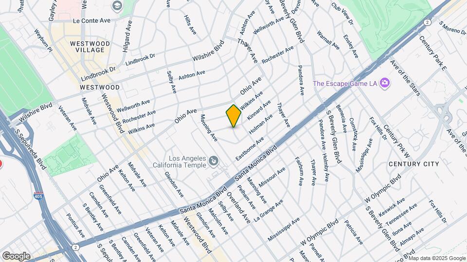 1621 Hilts Ave Map and Location Details