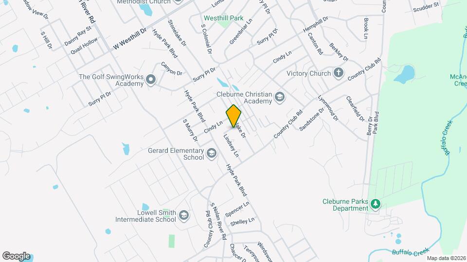 1503 Lindsey Ln Map and Location Details