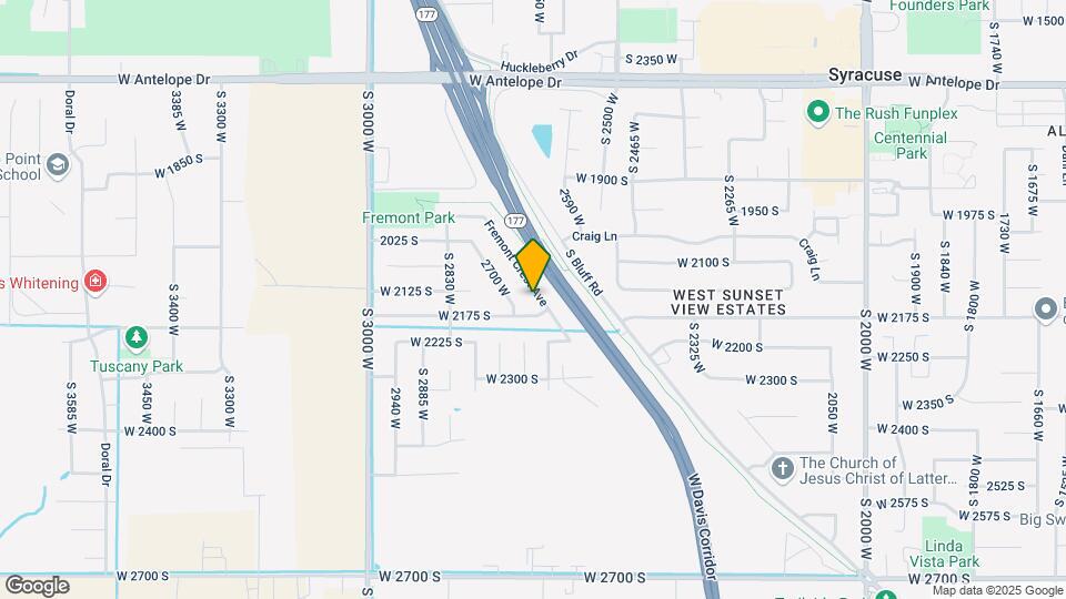 2136 S Fremont Crest Ave W Map and Location Details