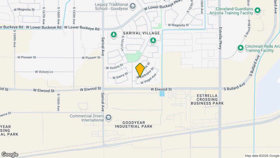16077 W Larkspur Dr Mapa y Detalles de la Ubicación
