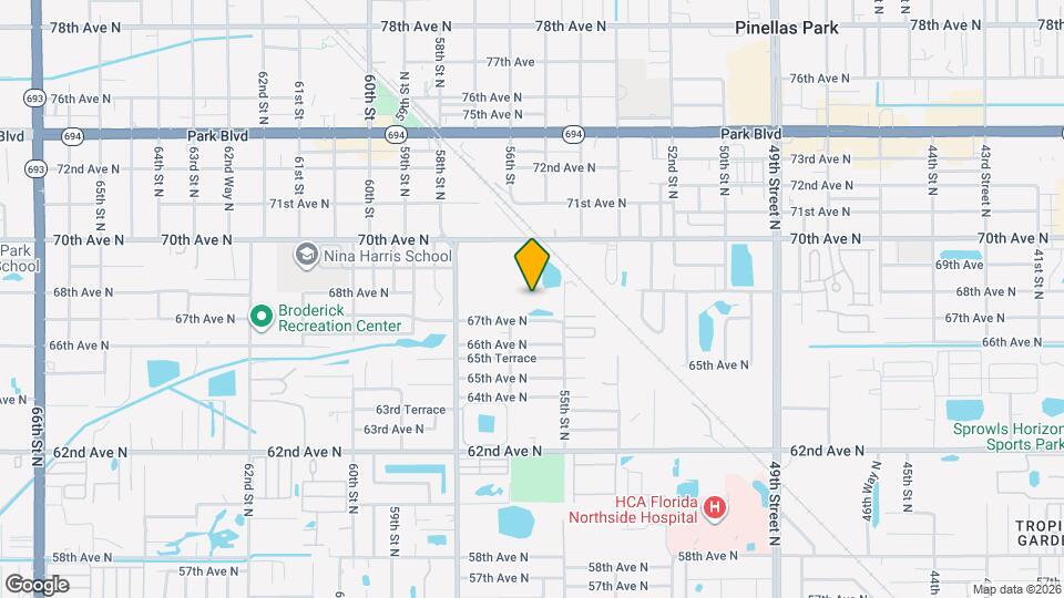 5597 67th Ave N Map and Location Details