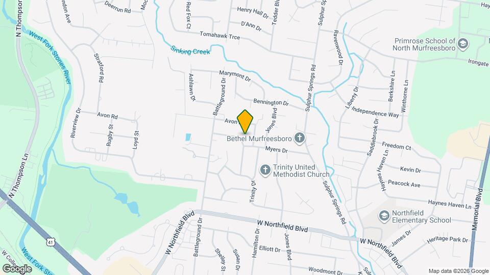 2406 Hillmont Dr Map and Location Details