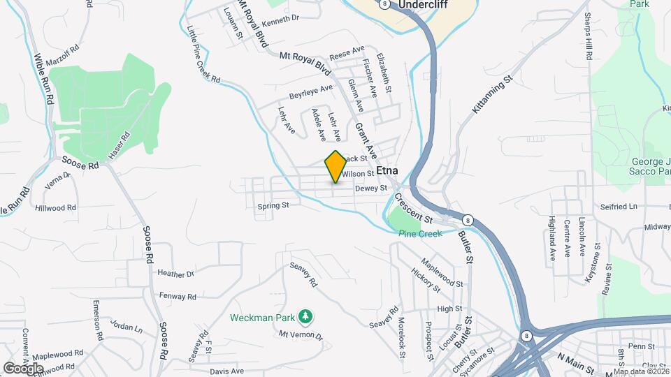 68 Dewey St Mapa y Detalles de la Ubicación