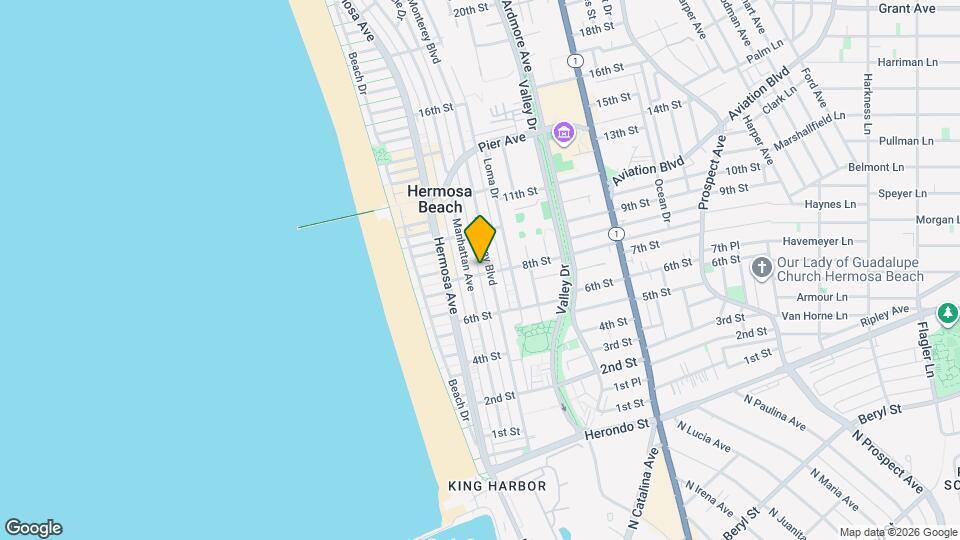 806 Bayview Dr, Unit Lower Map and Location Details