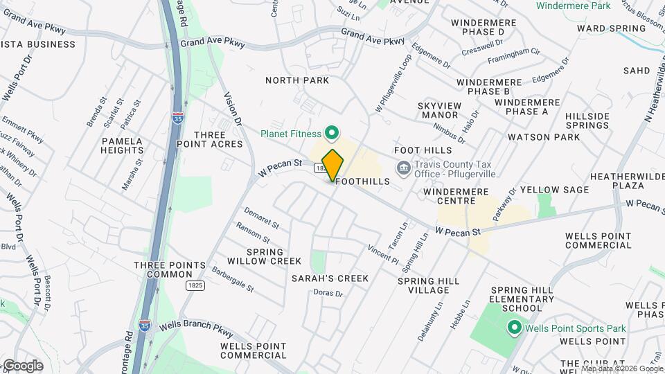 1401 Iberville Dr Map and Location Details