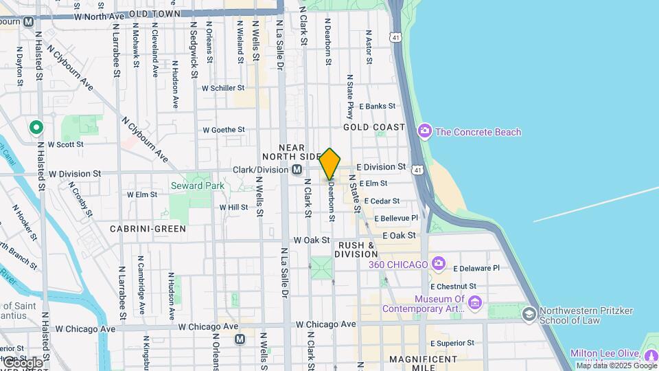 51 W Elm St Mapa y Detalles de la Ubicación