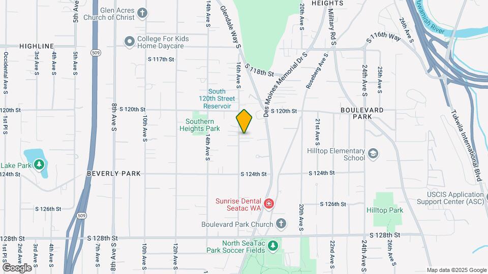 12050 16th Ave S Map and Location Details