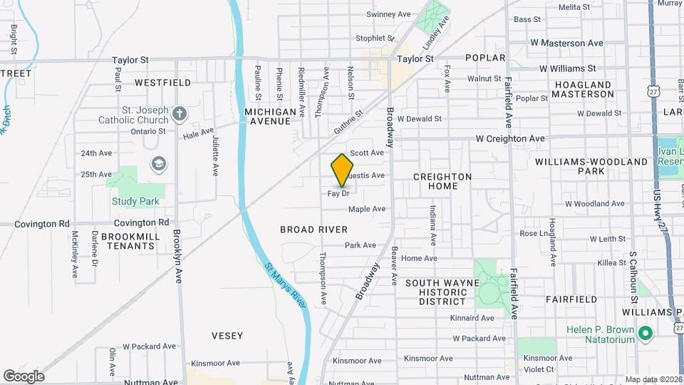 1322 Fay Dr Map and Location Details