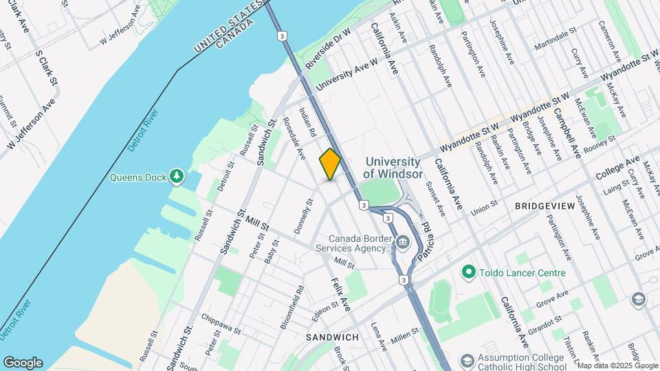 2941 Donnelly St Mapa y Detalles de la Ubicación