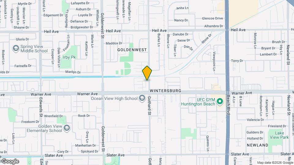 16931 Gothard St Map and Location Details