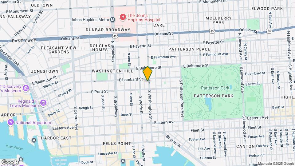 118 S Washington St, Unit 1 Mapa y Detalles de la Ubicación