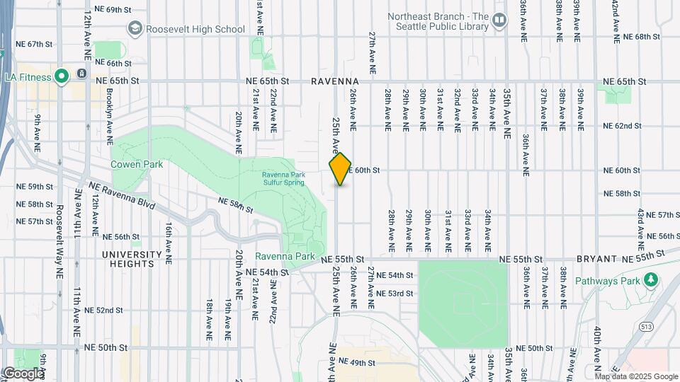5742 25th Ave NE Map and Location Details