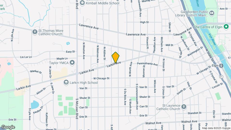 1059 Larkin Ave Map and Location Details
