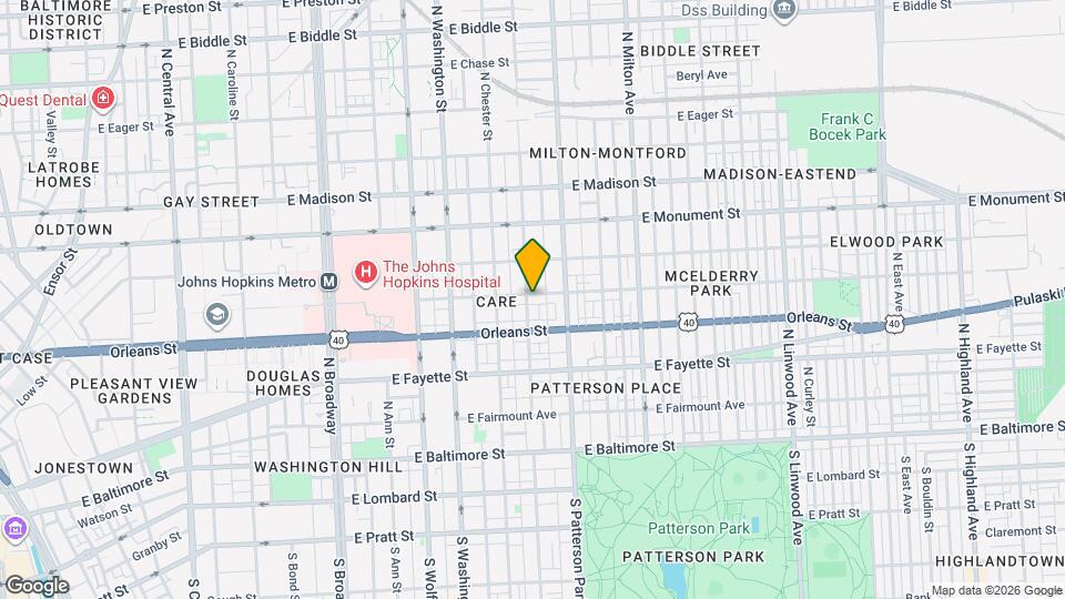 2201 Jefferson St Map and Location Details