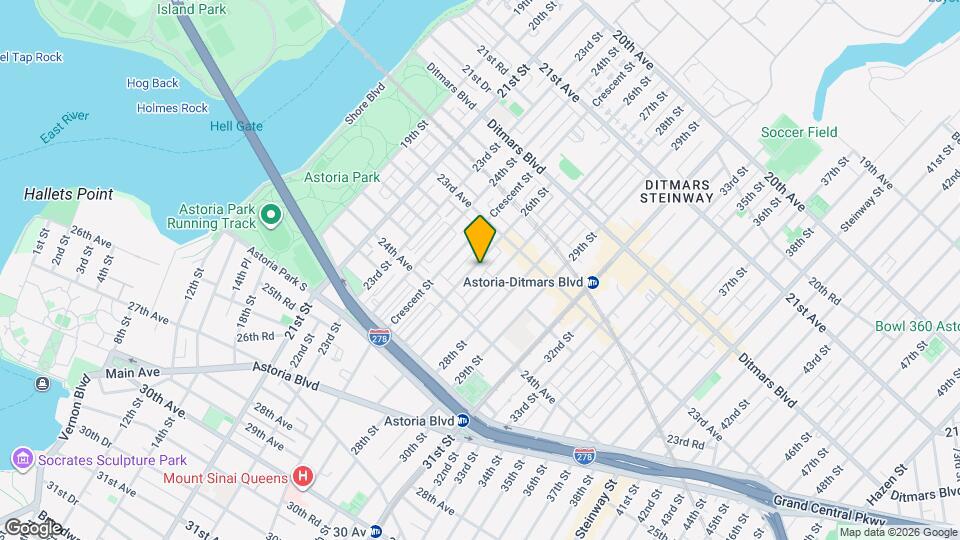 23-43 26th Street Map and Location Details