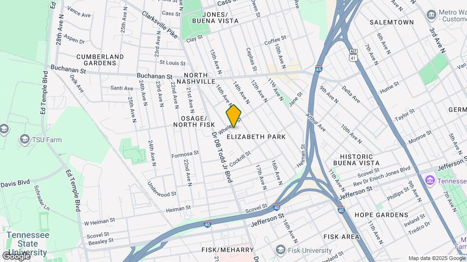 1630 17th Ave N Map and Location Details