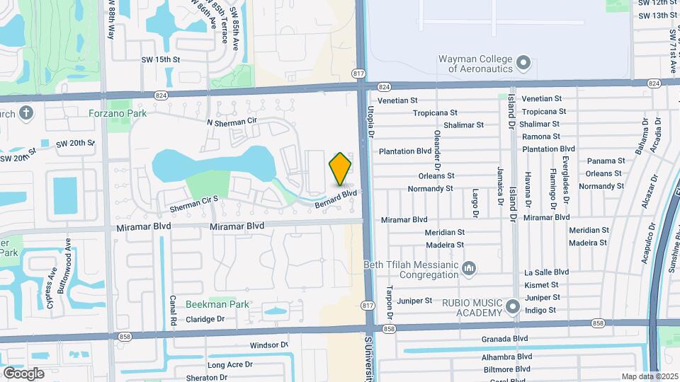 2288 SW 81st Ave, Unit GREAT 2 BEDROOM UPATED Map and Location Details