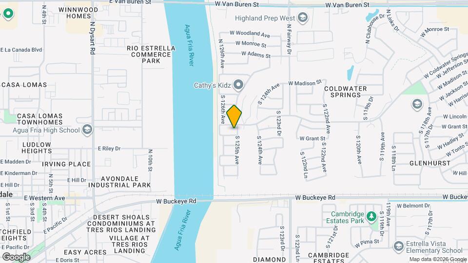 12506 W Lincoln St Map and Location Details