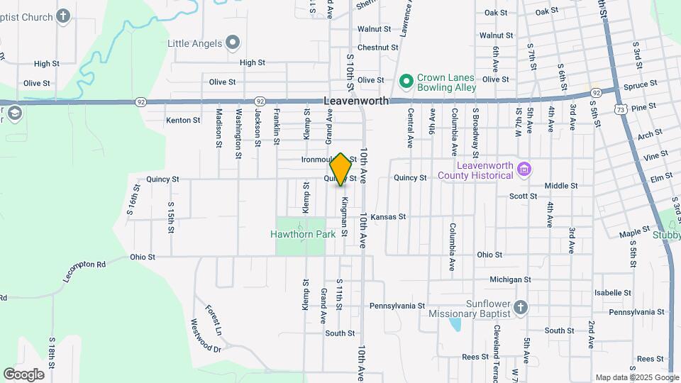 1212 Kingman St Map and Location Details