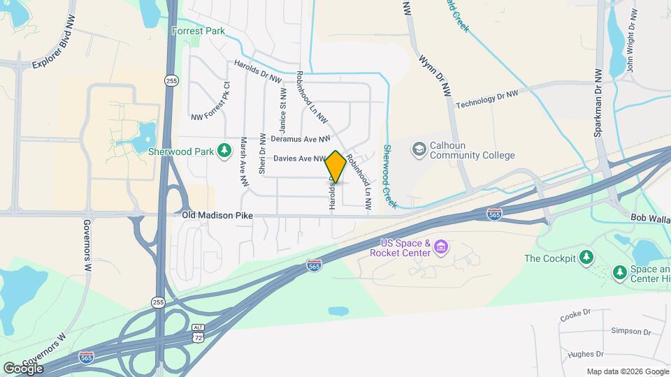 308 Harolds Dr NW Map and Location Details