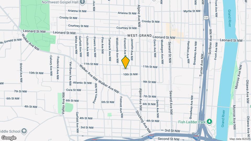 865 10th St NW Map and Location Details