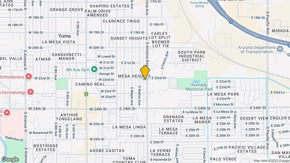 2216 S Arizona Ave Map and Location Details