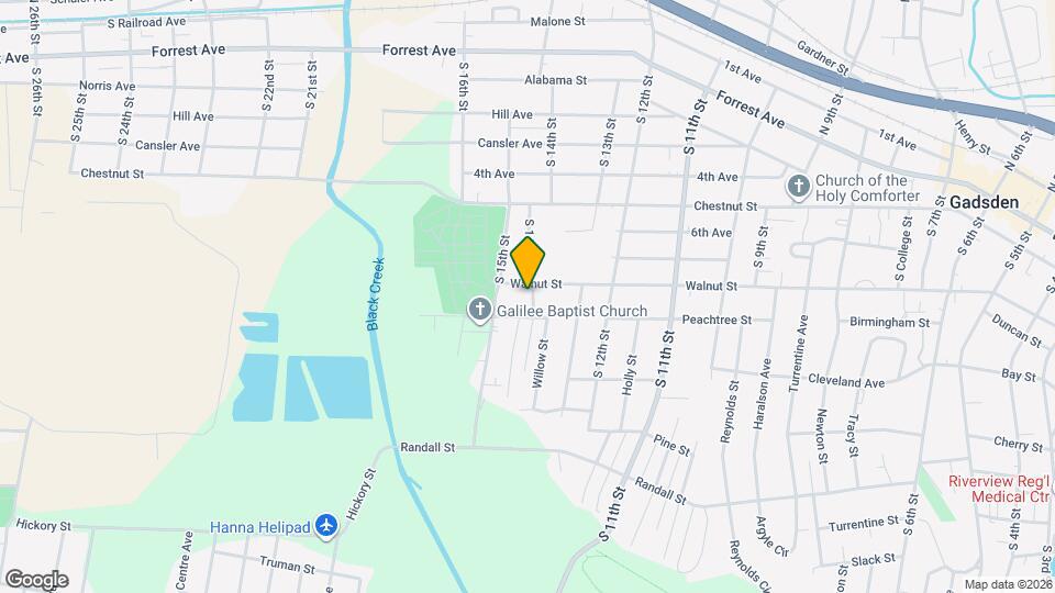 805 S 14th St Map and Location Details