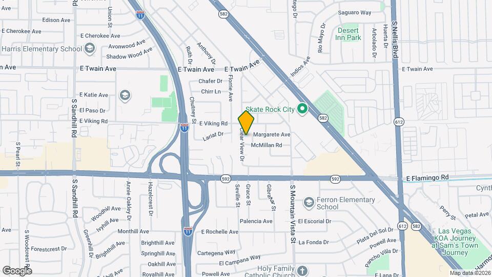 3956 Clear View Dr Map and Location Details