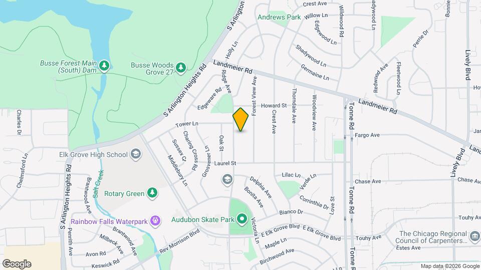 533 Ridge Ave Map and Location Details