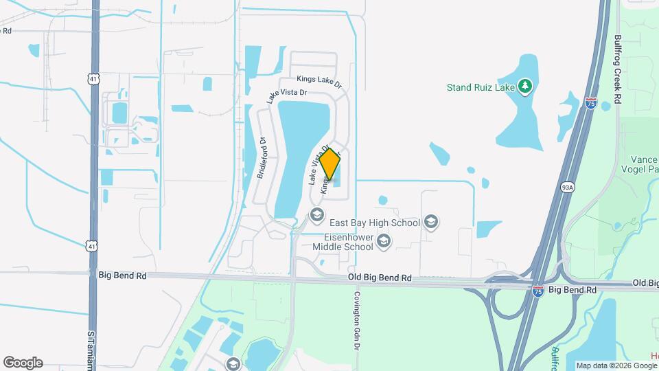 12932 Kings Lake Dr Mapa y Detalles de la Ubicación