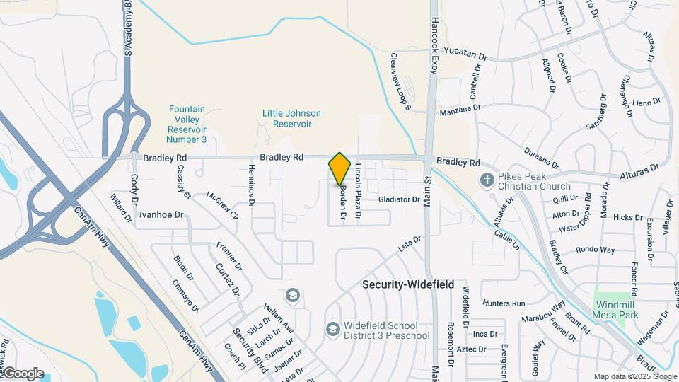 4450 Borden Dr Map and Location Details