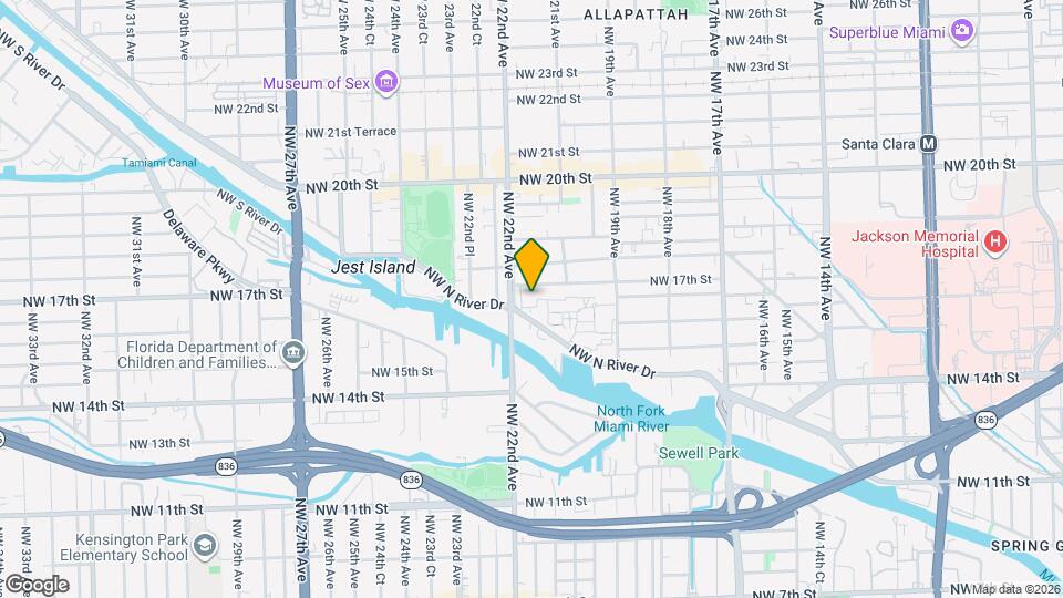 2185 NW 16TH TER Map and Location Details