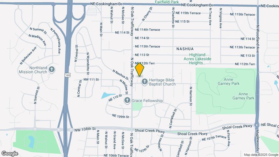 11112 N Locust St Map and Location Details