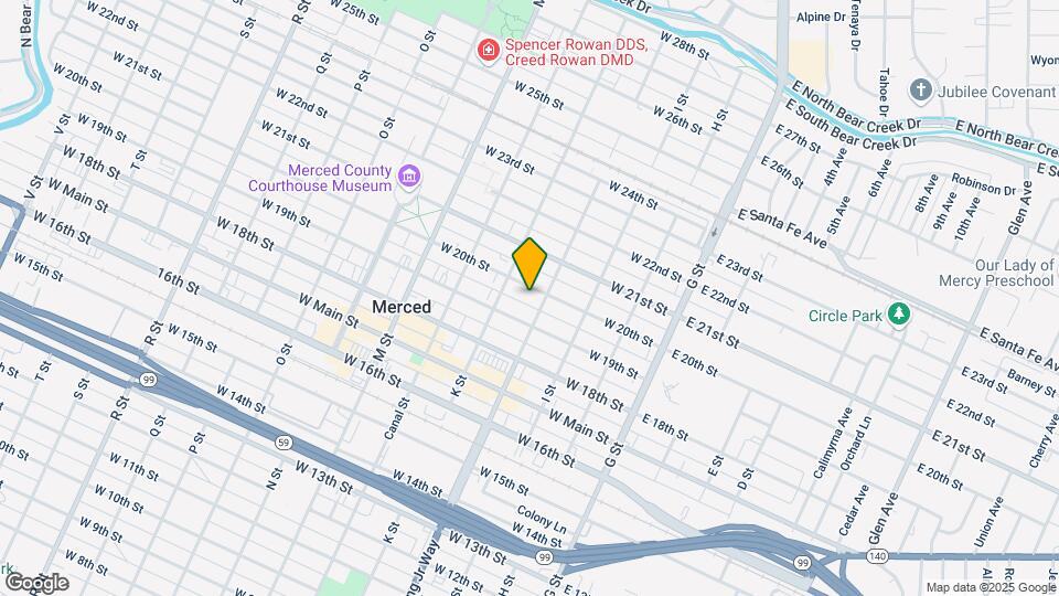322 W 20th St Mapa y Detalles de la Ubicación