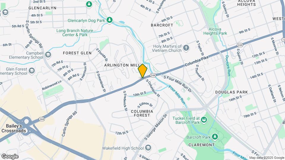 5014 Columbia Pike Map and Location Details