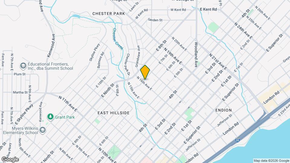 630 N 16th Ave E Map and Location Details