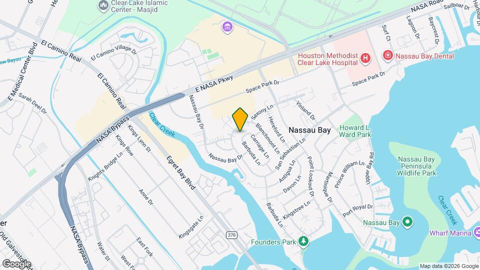 18210 Barbuda Ln Map and Location Details